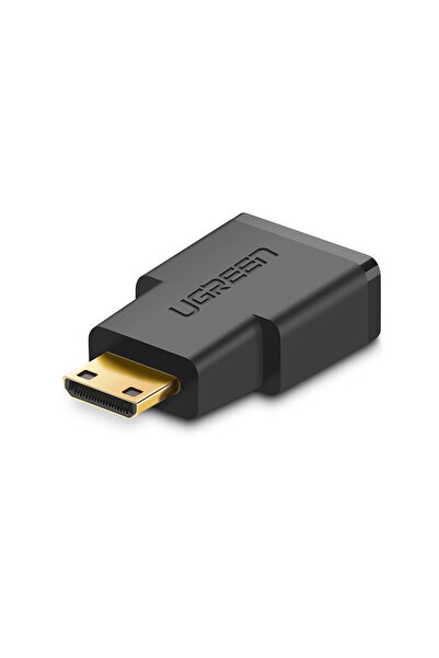 Ugreen Mini HDMI to HDMI Dönüştürücü Adaptör Siyah, 20101