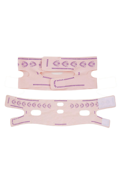 Choice عبوتان من أربطة شد الوجه على شكل حرف V - قناع مُحسّن لتشكيل خط الفك، و...