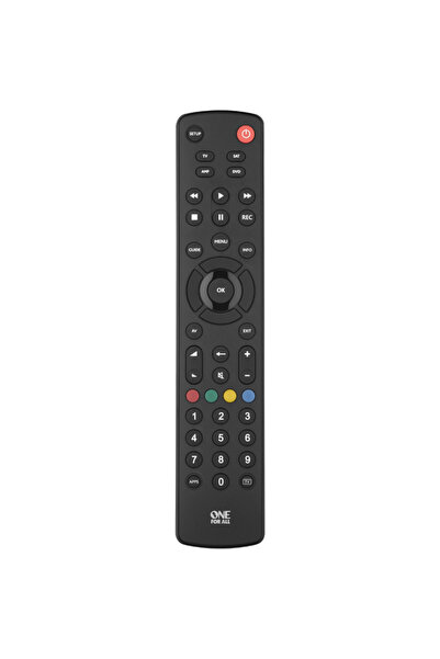 oneforall One for all contour 4 dispositif, universal for urc 1240, black