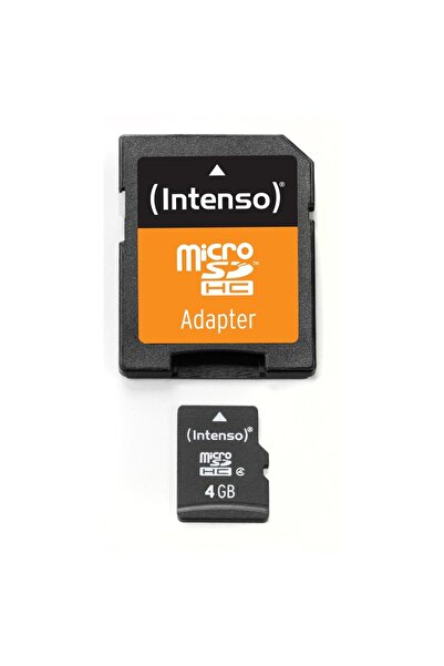 Intenso microSD 4GB 5/21 Clasa 4 +Adaptor