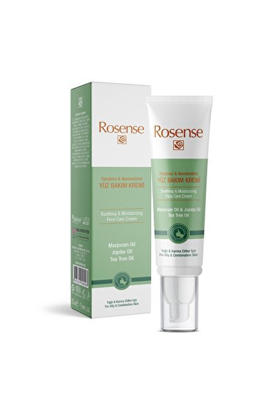 Rosense Akne Karşıtı Yatıştırıcı & Nemlendirici Yüz Bakım Kremi 50ml |