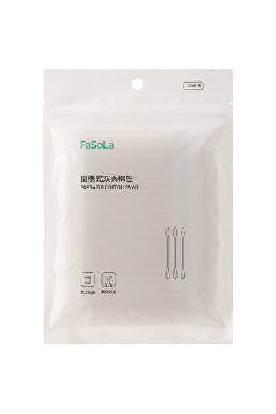 Choice WHITE 100PCS White Double-Ended Paper Stick Cotton Swabs, Cleaning Dis...