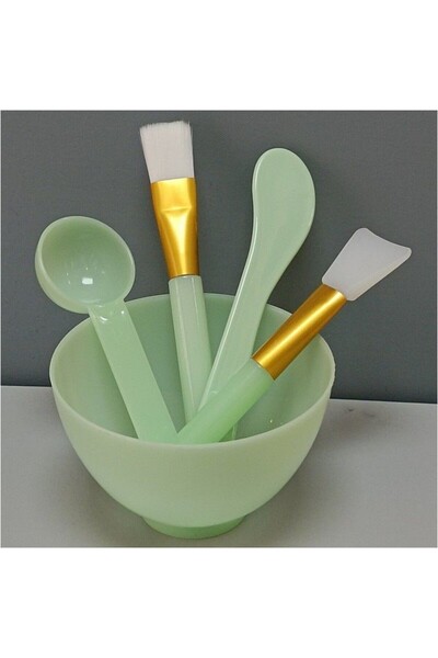 Choice1 green Face Mask Mixing Bowl Set, 5pcs DIY Facemask Mixing Tool Kit, F...