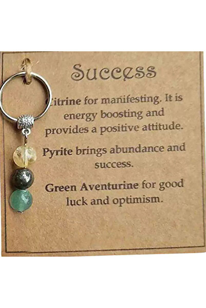 Choice سلسلة مفاتيح من الأحجار الكريمة للشفاء والنجاح، سلسلة مفاتيح، لمستقبل ...