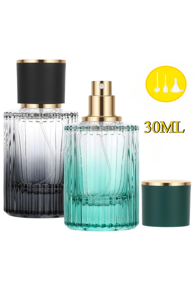 Choice1 Glass 30ml 2pcs 2pcs Perfume Bottle Spray Empty Perfume Atomizer Refi...