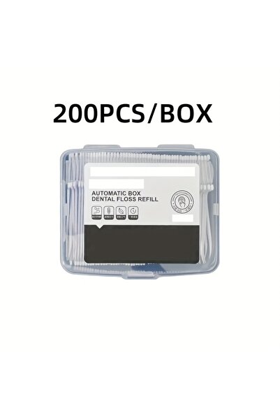 Choice1 200PCS Refill Automatically Pop Up Smart Dental Floss Box, Flosser, D...