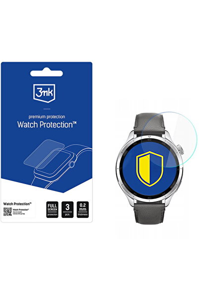 3MK Folie pentru Xiaomi Watch S4 (set 3) - FlexibleGlass - Clear