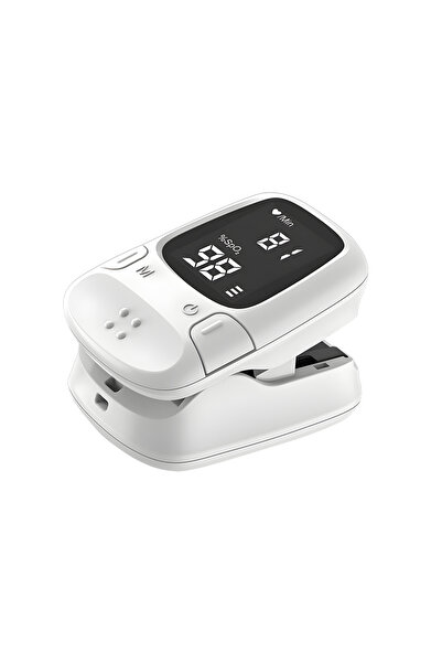 Choice جهاز قياس تشبع الأكسجين في الدم المحمول الصغير من وايت هيلث، يُوضع على...