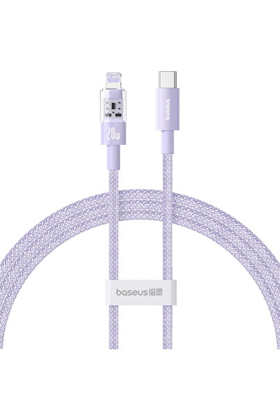 Baseus Cablu USB-C la Lightning, Încărcare rapidă 20W, 1m - Gem (P10373001511...