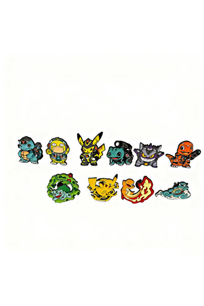 Choice مجموعة من 10 دبابيس مينا، دبابيس زينة إبداعية على شكل ضمادات للحقائب و...