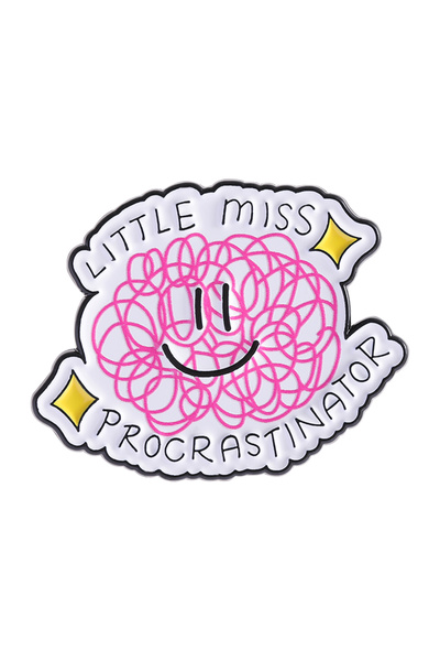 Choice Style 2 Hyper Fus Funny Brain Enamel Pin Mental Health Awareness Metal...