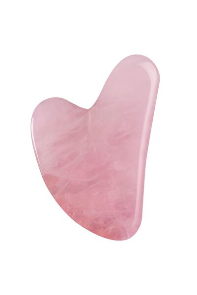 Choice pink Hot Selling A+Rose Quartz Gua Sha Tool Natural Crystal Heart-shap...