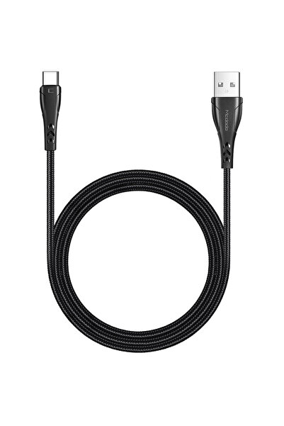 Mcdodo Cablu Mamba Series Type-C Black (1.2m, QC 4.0, impletitura nylon)-T.Ve...