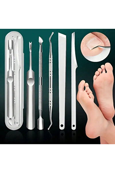 Choice 5pcs-A 5/6PCS Professional Stainless Steel Ingrown Toenail Clipper Set...