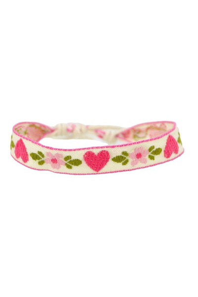 Choice C Boho Strawberry Flower Bracelet Handmade Braided Friendship Wrap Thr...