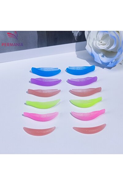 Choice Mixed Color Permania Reusable Eyelash Lifting Silicone Lamination Pad ...