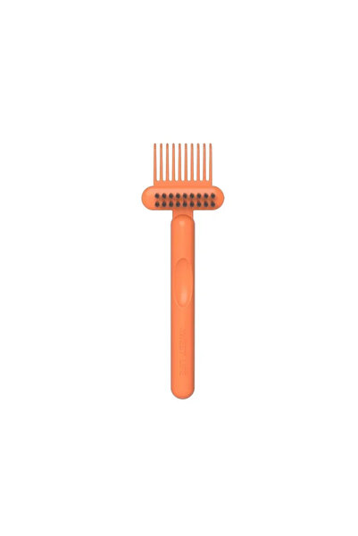 Choice Orange 2In1 Comb Cleaning Brush Hairbrush Cleaner Rake Comb Embedded T...