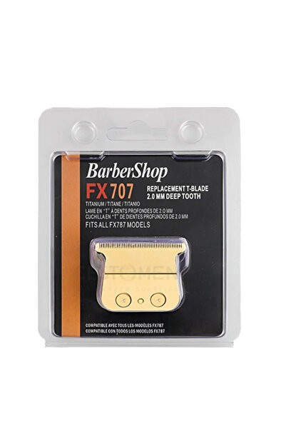 Choice1 FX707 Gold Barbershop Professional Replacement Blade FX707 Fits For B...