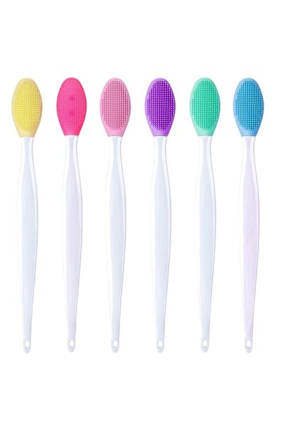 Choice 6PCS -Multicolored 1PC/4PCS/5PCS/6PCS Face Silicone Brush Double-Sided...