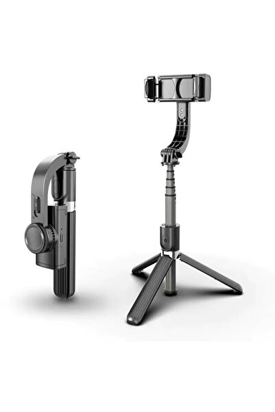 Techsuit Selfie Stick cu Trepied si Telecomanda, 86cm - (L08) - Black