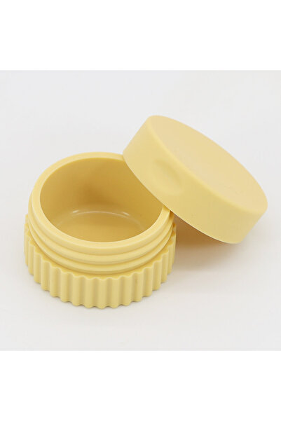 Choice4 20ml Yellow 20ml Portable Silicone Travel Jars with Lid, Cosmetic Fac...