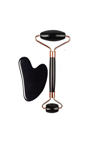 Choice مجموعة من قطعتين - أسود، تتضمن 1/2/3 قطع من بكرات تدليك الوجه بالثلج، ...