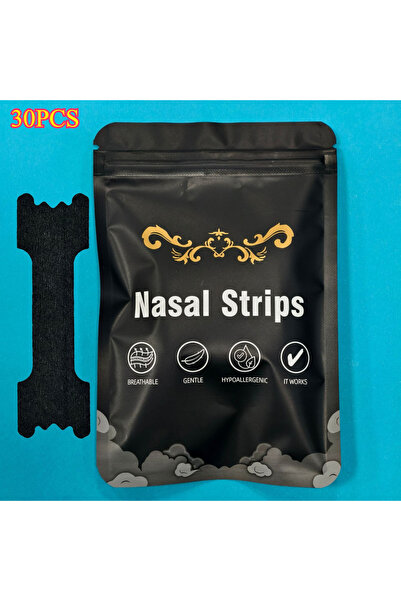 Choice 30 قطعة من شرائط الأنف اللاصقة السوداء - شرائط أنف متطورة لتخفيف السعا...