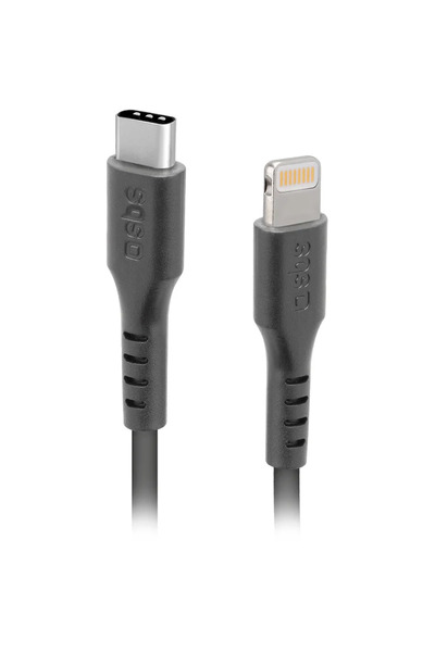 SBS Cablu Lightning TECABLELIGTC1K USB-C 1m - negru