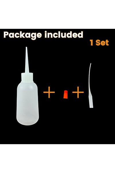 Choice1 Plastic 100ml 1Set Dispensers Applicator Kit Empty Plastic Squeeze Bo...