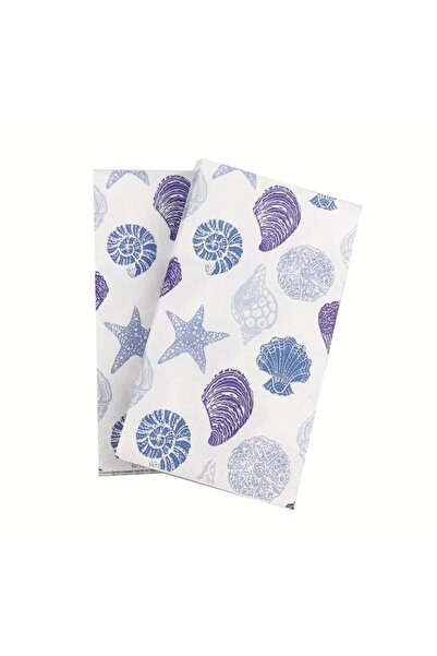 Choice ٢٠ منديل ورقي مستطيل الشكل بنقشة نجم البحر، ٣٣ × ٤٠ سم، ثلاث طبقات، من...