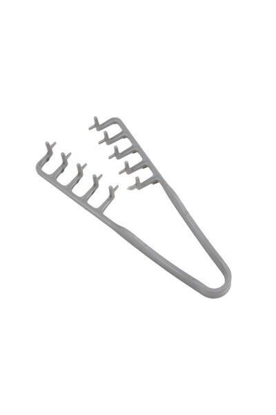 Choice مشط تصفيف الشعر الرمادي سهل التنظيف، خفيف الوزن، أداة للعناية بالشعر ا...