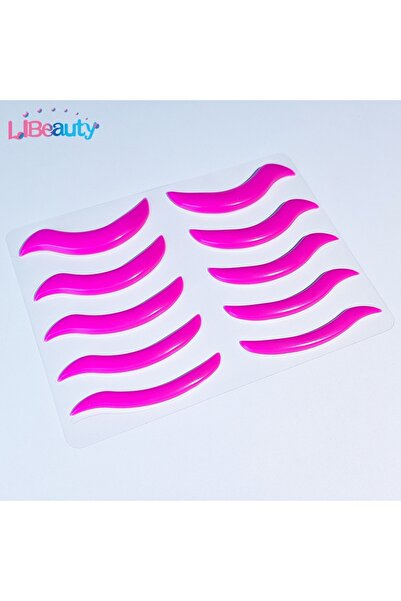 Choice Rose Red Libeauty 10Pcs Super Sticky Silicone Eyelash Perm Rod Sticky ...
