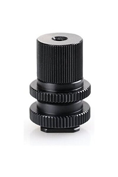 Generic Flash shoe adapter with two clamping plates and 1/4 female adapter