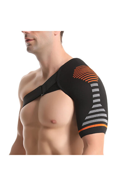 Choice4 حزام كتف رياضي مطاطي قابل للتعديل من GOBYGO، مقاسات L-XL، لون برتقالي...