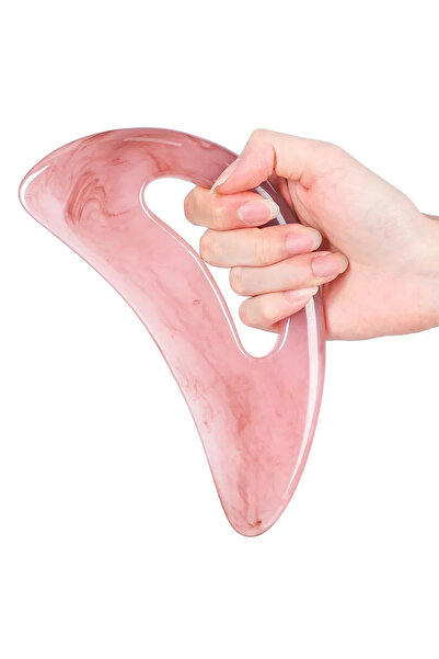 DUTRIEUX SZGSB-Pink Gua sha massage tool neck back massager body leg foot gua...