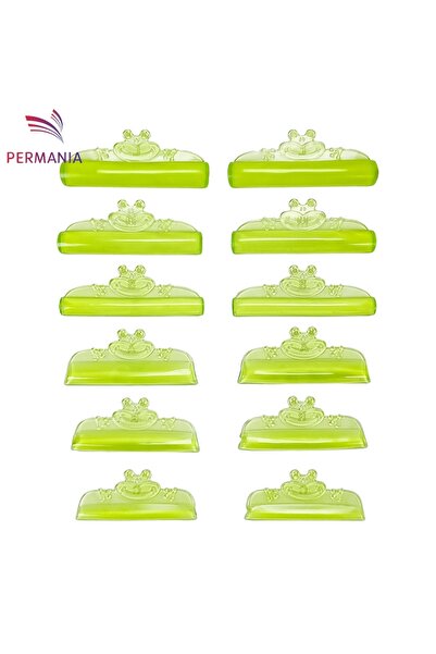 Choice Transparent Green PERMANIA 12PC Silicone L&C Curl Lash Lift Shield Eye...