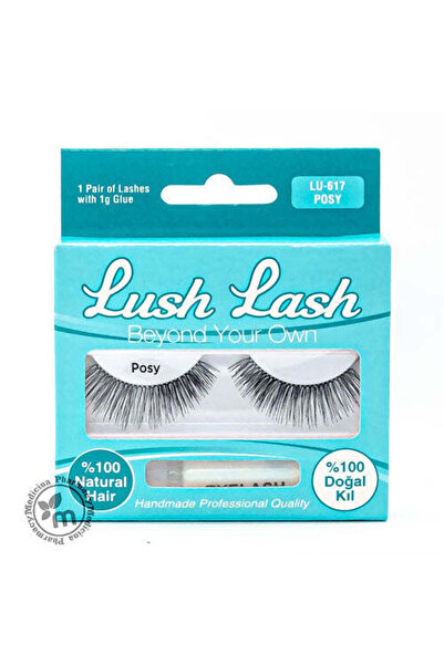 Lush Lash رموش بوزي 617 مع لاصق