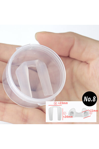 Choice5 مشبك أنف من جل السيليكا بعد 8 ساعات من العملية الجراحية، سيليكون شفاف...