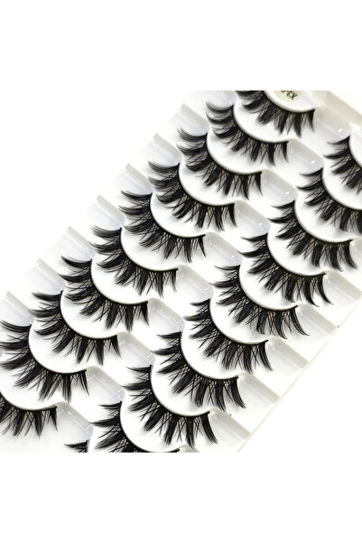 Choice3 10 أزواج × 3-04 جديد، 10 أزواج من رموش عين القطة، رموش منفوشة من المن...