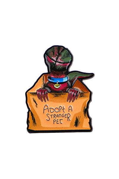 Choice 1 دبوس مينا "تبنى حيوانًا أليفًا غريبًا" دبابيس بروش مضحكة تحمل اقتباس...