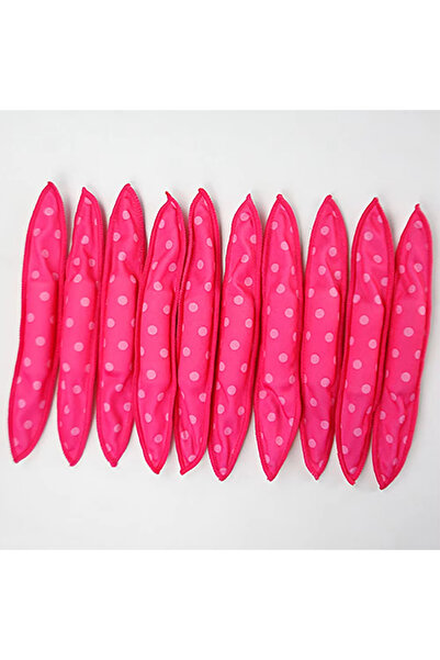 Choice مجموعة بكرات شعر حمراء مكونة من 10 قطع، وسادة نوم ناعمة، بكرات شعر، أف...