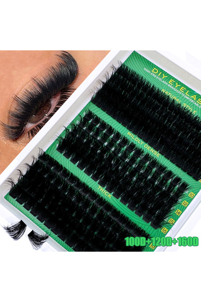 Choice مزيج من رموش المنك الصناعية المصنوعة يدويًا بأطوال 0.07 مم (100D، 120D...