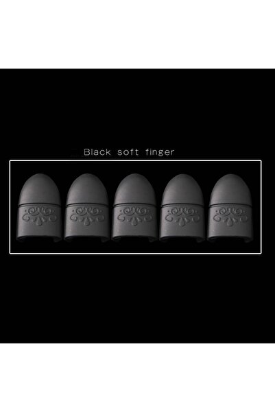 Choice Black 10Pcs/Bag Nail Art Soak Off Cap Silicone UV Gel Polish Remover W...
