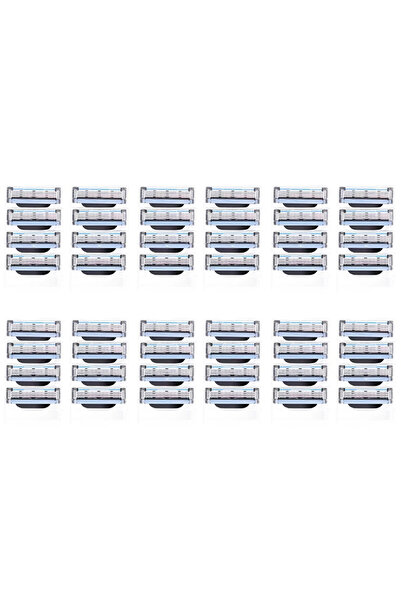 choice2 48 قطعة من شفرات الفولاذ المقاوم للصدأ الحادة ثلاثية الطبقات للرجال، ...