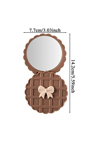 Choice A Mini Pocket Mirror Portable Travel Mirror for Women High-quality Gla...