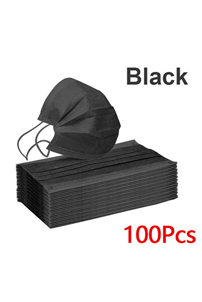Choice 100pcs Black 10-600pcs Disposable Certified surgical Face masks Adults...