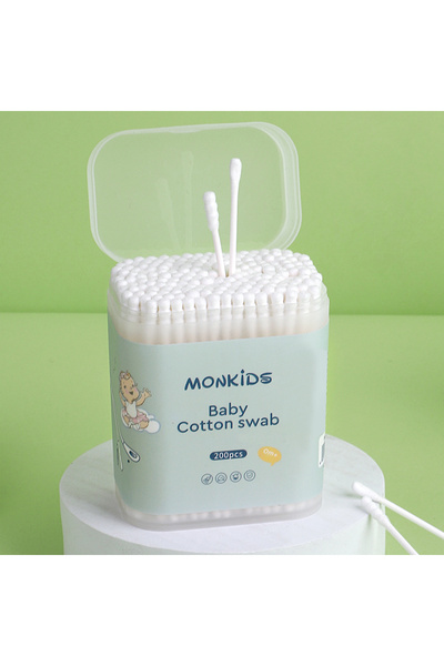 choice2 200 قطعة من أعواد تنظيف الأذن القطنية (200/300/500)، أدوات تجميل وتنظ...