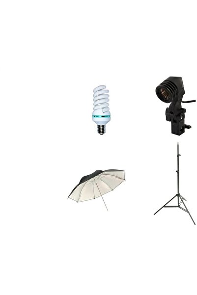Generic Starter kit continuous photo-video light with 101cm reflection umbrella