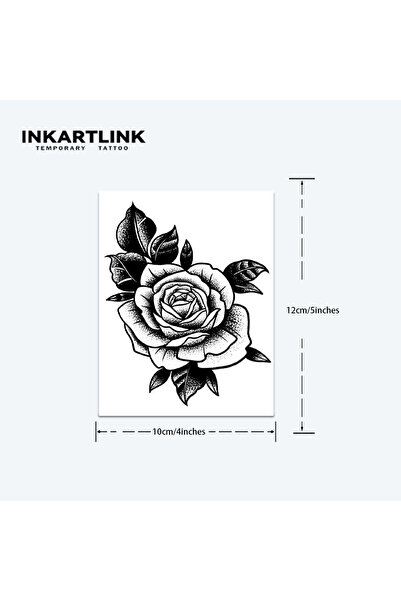 Choice IN-E220 Flower temporary tattoo sticker, waterproof magic tattoo, last...