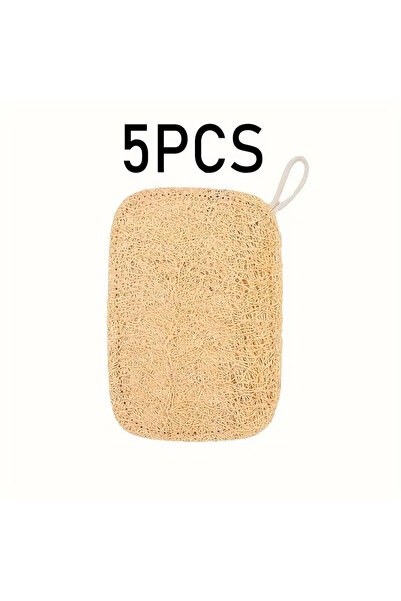 Choice1 عبوة من 5 قطع من إسفنجات اللوف الطبيعية للاستحمام، وسادات تقشير، ومنظ...